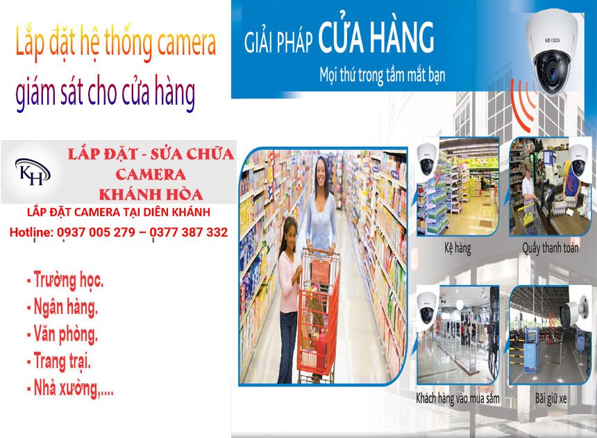 Lắp Camera Cửa Hàng Diên Khánh