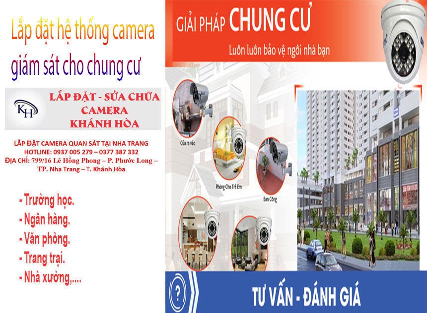 Lắp đặt hệ thống camera giám sát cho chung cư