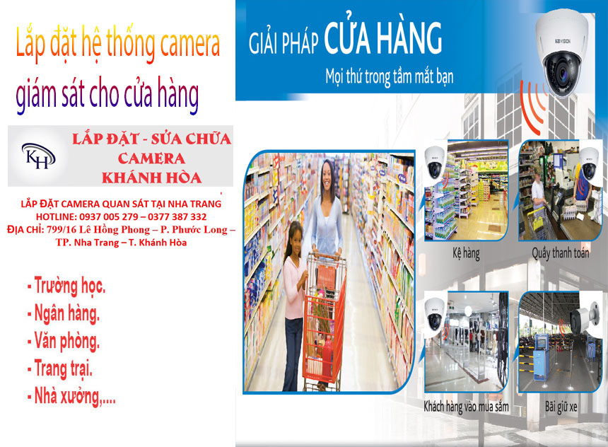 Lắp camera cửa hàng