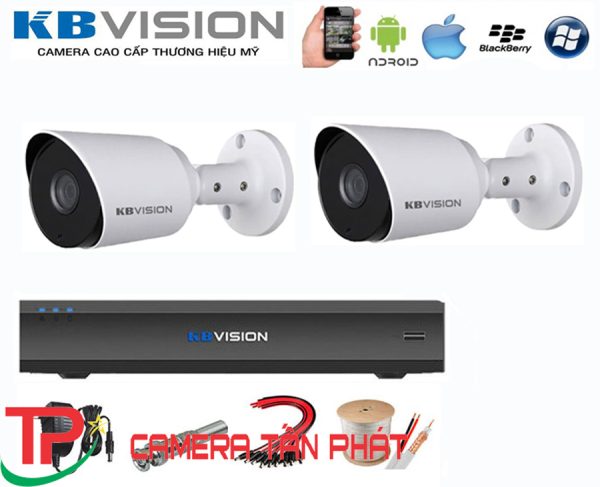 Trọn Bộ 2 Camera Kbvision Full HD 1080P KB2011C4