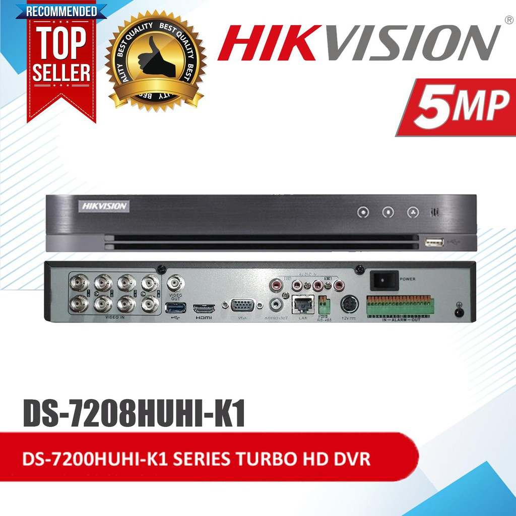 Đầu ghi hình HIKVISION DS-7208HQHI-K1 (8 kênh)