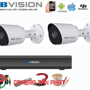 Trọn Bộ 02 Camera Kbvision Full HD 1080P KB2011C4