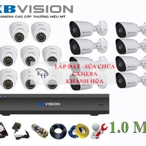 Lắp đặt trọn bộ 16 camera giám sát 1.0M Kbvision