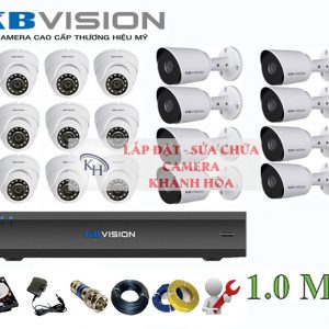 Lắp đặt trọn bộ 17 camera giám sát 1.0M Kbvision