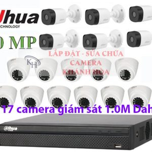 Lắp đặt trọn bộ 17 camera giám sát 1.0M Dahua