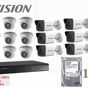 Lắp đặt trọn bộ 19 camera giám sát 1.0M Hikvision