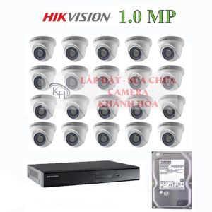 Lắp đặt trọn bộ 20 Camera giám sát 1.0M Hikvision