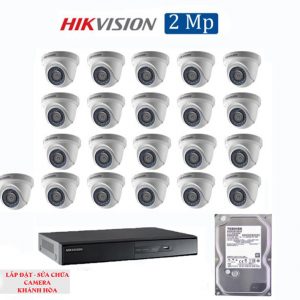 Lắp đặt trọn bộ 21 Camera giám sát 2.0M Hikvision