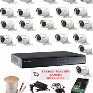 Lắp đặt trọn bộ 22 Camera giám sát 1.0M Hikvision