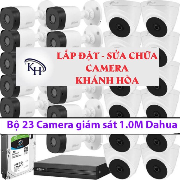 Lắp đặt trọn bộ 23 Camera giám sát 1.0M Dahua