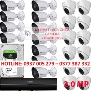 Lắp đặt trọn bộ 23 Camera giám sát 2.0M Kbvision