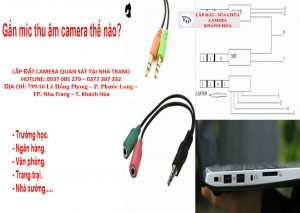 Gắn mic thu âm camera thế nào?