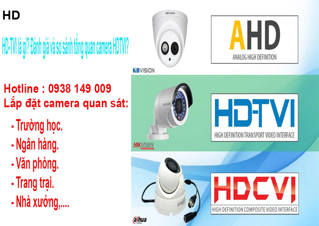 HD-TVI là gì? Đánh giá và so sánh tổng quan camera HDTVI?