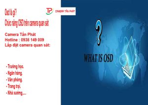 Osd là gì? Chức năng OSD trên camera quan sát