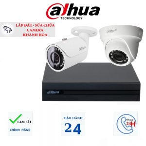 bộ 2 camera quan sát 1.0 MP Dahua