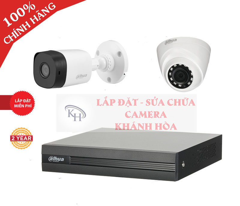 bộ 2 camera quan sát 1.0 MP Dahua