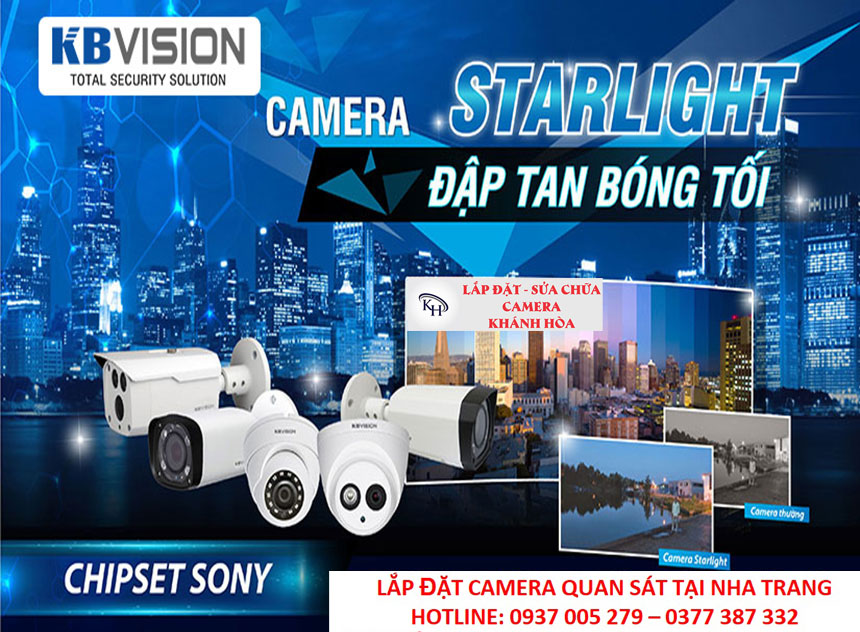 Lắp đặt trọn bộ camera giám sát KBvision