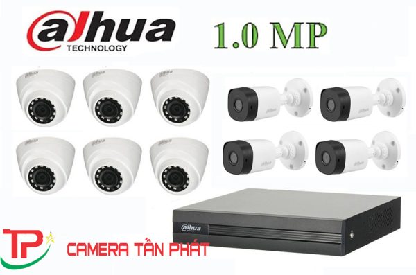 Lắp đặt trọn bộ 10 camera giám sát 1.0M Dahua