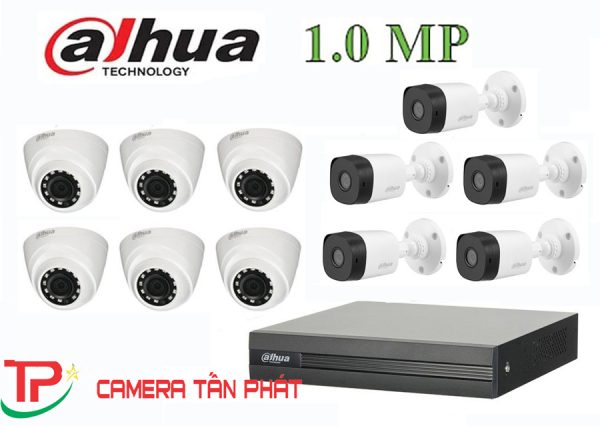 Lắp đặt trọn bộ 11 camera giám sát 1.0MP Dahua
