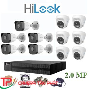 Lắp đặt trọn bộ 11 camera giám sát 2.0MP HiLook