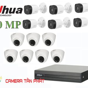Lắp đặt trọn bộ 13 camera giám sát 1.0M Dahua