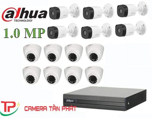 Lắp đặt trọn bộ 14 camera giám sát 1.0M Dahua