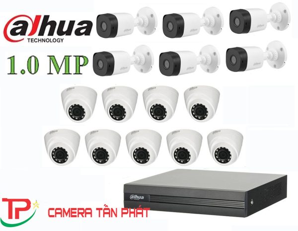 Lắp đặt trọn bộ 15 camera giám sát 1.0M Dahua
