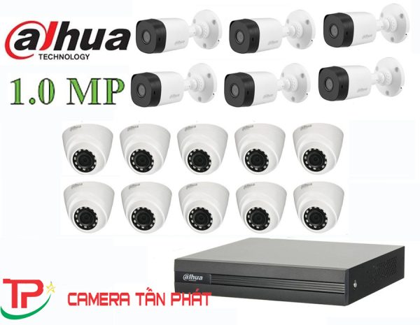 Lắp đặt trọn bộ 16 camera giám sát 1.0M Dahua