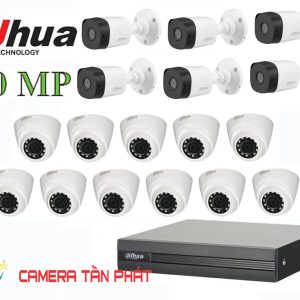 Lắp đặt trọn bộ 17 camera giám sát 2.0M Dahua