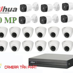 Lắp đặt trọn bộ 18 Camera giám sát 1.0M Dahua