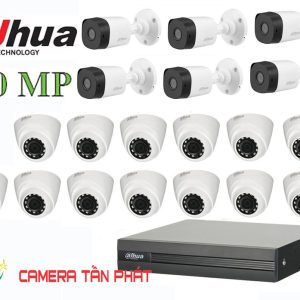 Lắp đặt trọn bộ 19 camera giám sát 1.0M Dahua