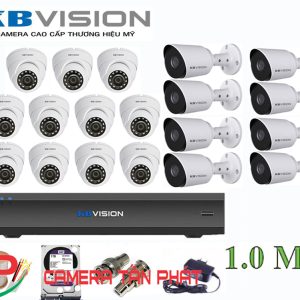 Lắp đặt trọn bộ 19 camera giám sát 1.0M Kbvision