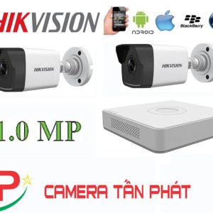Lắp Đặt Trọn Bộ 2 Camera IP Giám Sát 1.0M Hikvision