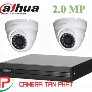 Lắp đặt trọn bộ 2 camera IP giám sát 2.0MP Dahua