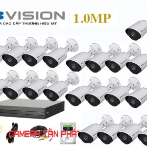 Lắp đặt trọn bộ 21 Camera giám sát 1.0M Kbvision
