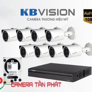 Lắp đặt trọn bộ 22 Camera giám sát 1.0M Kbvision