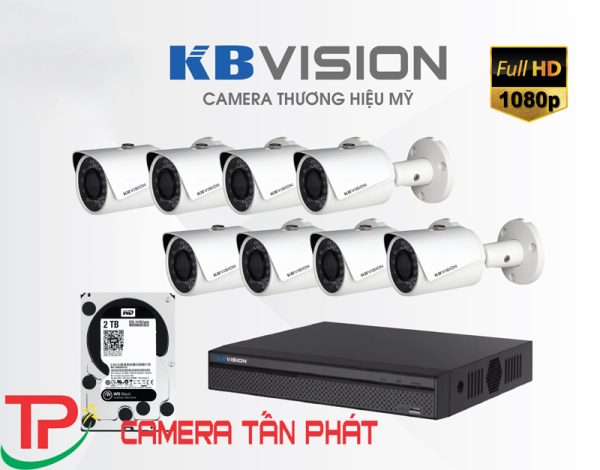 Lắp đặt trọn bộ 22 Camera giám sát 1.0M Kbvision