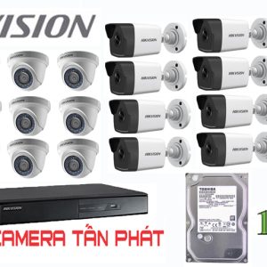 Lắp đặt trọn bộ 24 camera giám sát 1.0M Hikvision