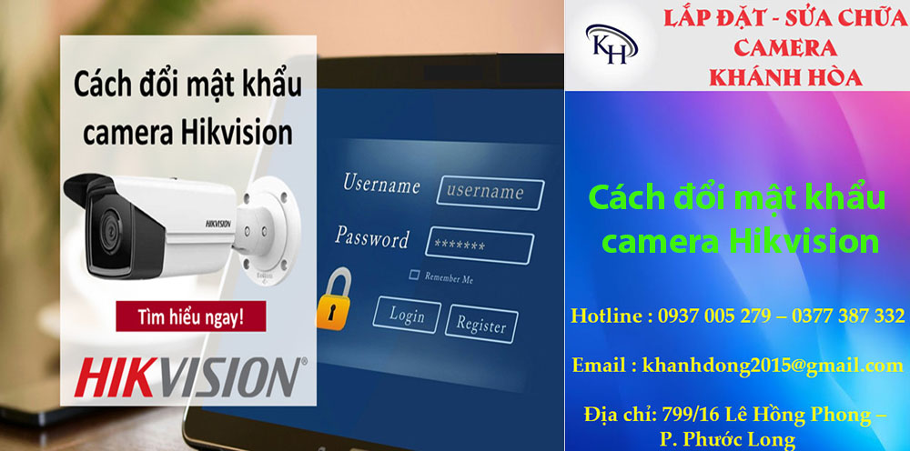 Cách đổi mật khẩu camera Hikvision