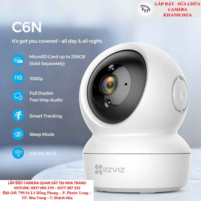 Camera EZviz Wifi trong nhà C6N 2MP