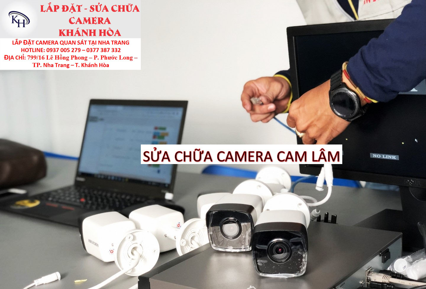 Sửa chữa camera tại Cam Lâm