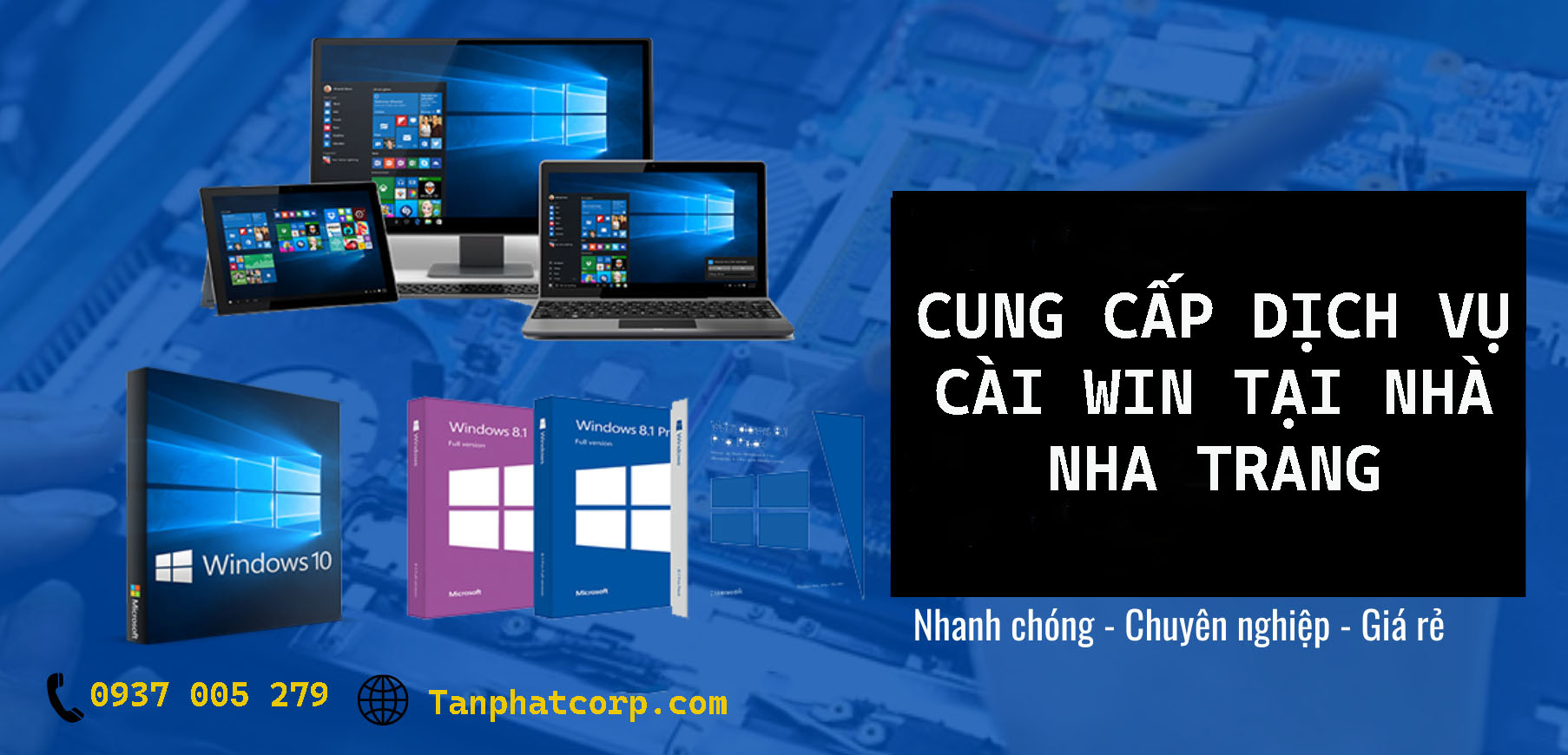 Những ưu điểm nổi bật khi cài win tại nhà Nha Trang