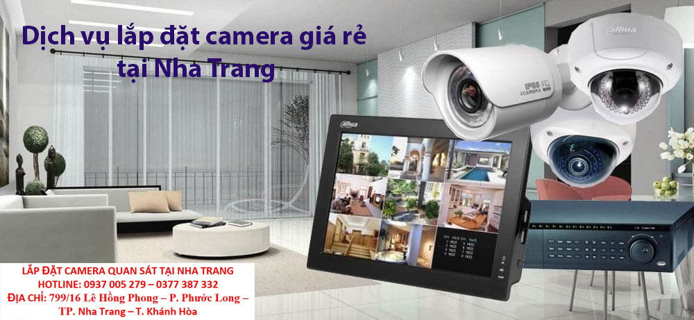 Dịch vụ lắp camera tại nhà Nha Trang