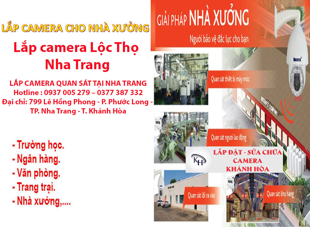 Lắp camera Lộc Thọ Nha Trang