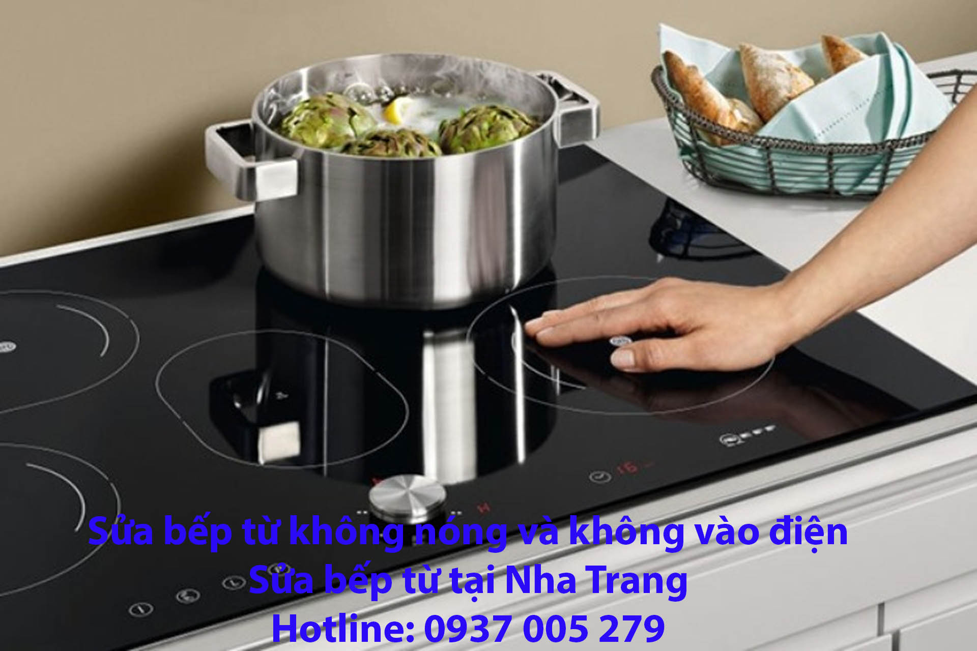 Sửa bếp từ không nóng và không vào điện